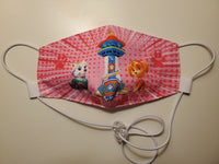 Paw Patrol over the head adjustable face mask