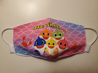 baby shark over the head adjustable face mask