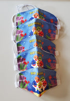 BABY SHARK Face Masks for Kids (Set of 5)
