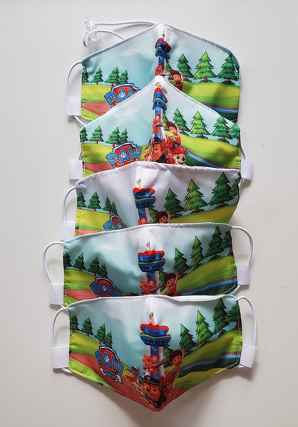 PAW PATROL Face Masks for Kids (Set of 5)