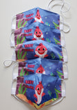 BABY SHARK Face Masks for Kids (Set of 5)