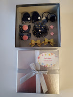 11 PCS Baby Girls Cute Hair Clips, Elastic Ties, Hair Accessories for Girl, New 2021.