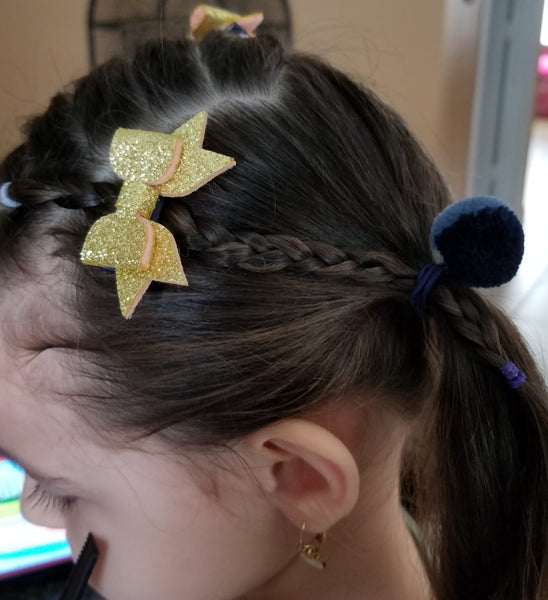 11 PCS Baby Girls Cute Hair Clips, Elastic Ties, Hair Accessories for Girl, New 2021.