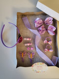 11 PCS Purple Baby Girls Cute Hair Clips For Girls