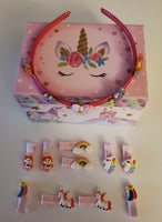 11 PCS Baby Girls Cute Hair Clips, Elastic Ties, Hair Accessories for Girl, New 2021.
