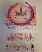 11 PCS Baby Girls Cute Hair Clips, Elastic Ties, Hair Accessories for Girl, New 2021.