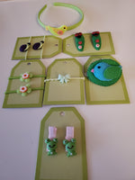 11 PCS Baby Girls Cute Hair Clips, Elastic Ties, Hair Accessories for Girl, New 2021.